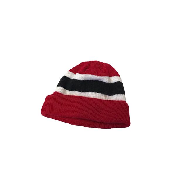 Men's '47 Scarlet Nebraska Huskers State Line Cuffed Knit Hat - Picture 2 of 6
